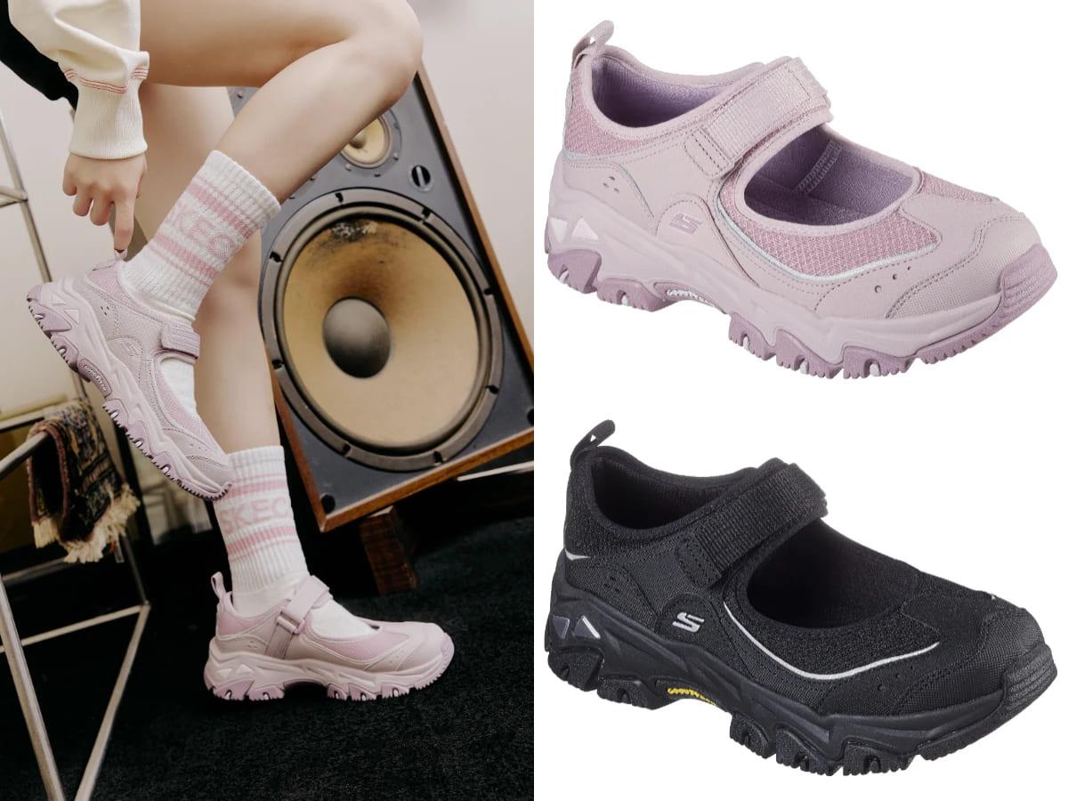 SKECHERS D’LITES HIKER,NT.3,090。(圖/翻攝SKECHERS官網)