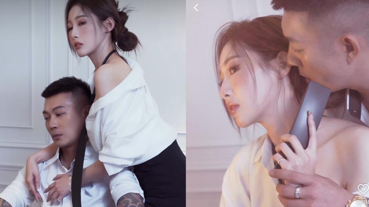 鳳梨跟老婆歐菈甜蜜拍形象片。（圖／翻攝自IG）