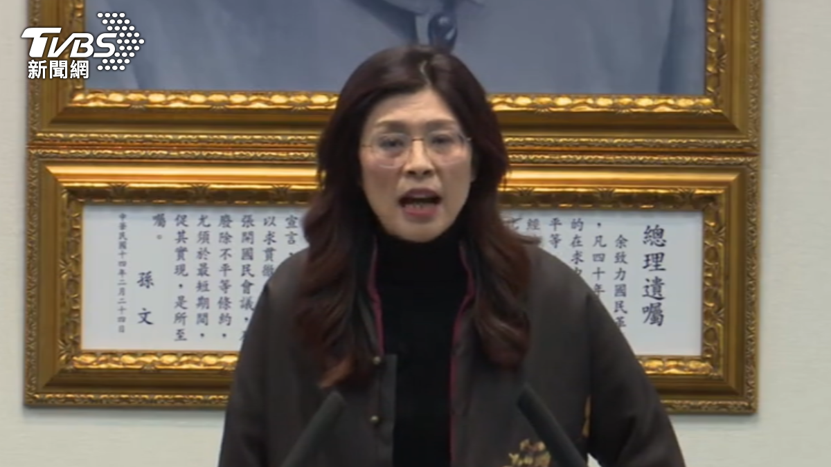  國民黨主席鄭麗文重申軍購立場，強調要幫老百姓看緊荷包。（圖／TVBS）