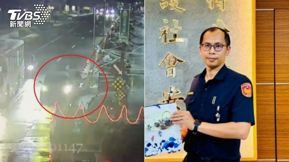 時任清水派出所所長劉宗鑫遭女毒蟲拖行,最終傷重殉職。(圖/TVBS資料畫面)
