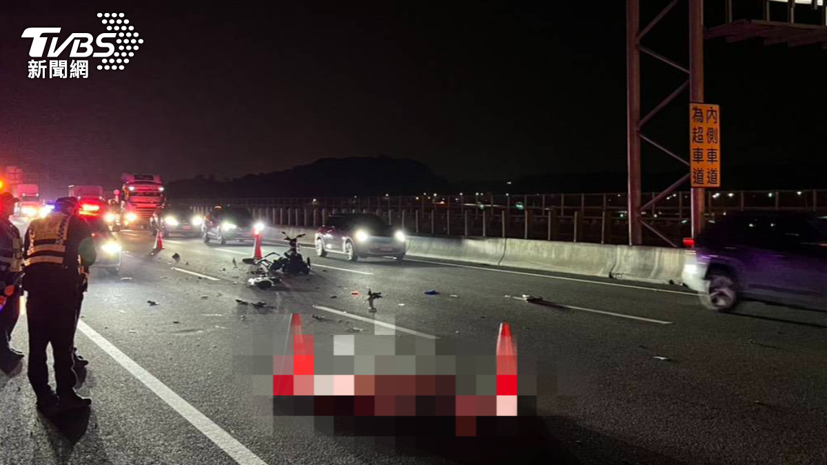 騎電輔車逆向上國3竹南段 84歲翁慘遭2賓士接連撞死