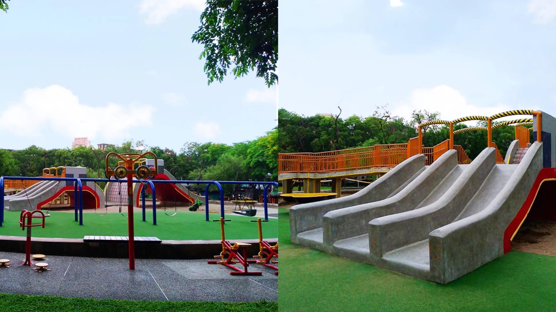 八二三紀念公園被譽為「雙和之肺」。(圖/翻攝自來新北玩公園官網)