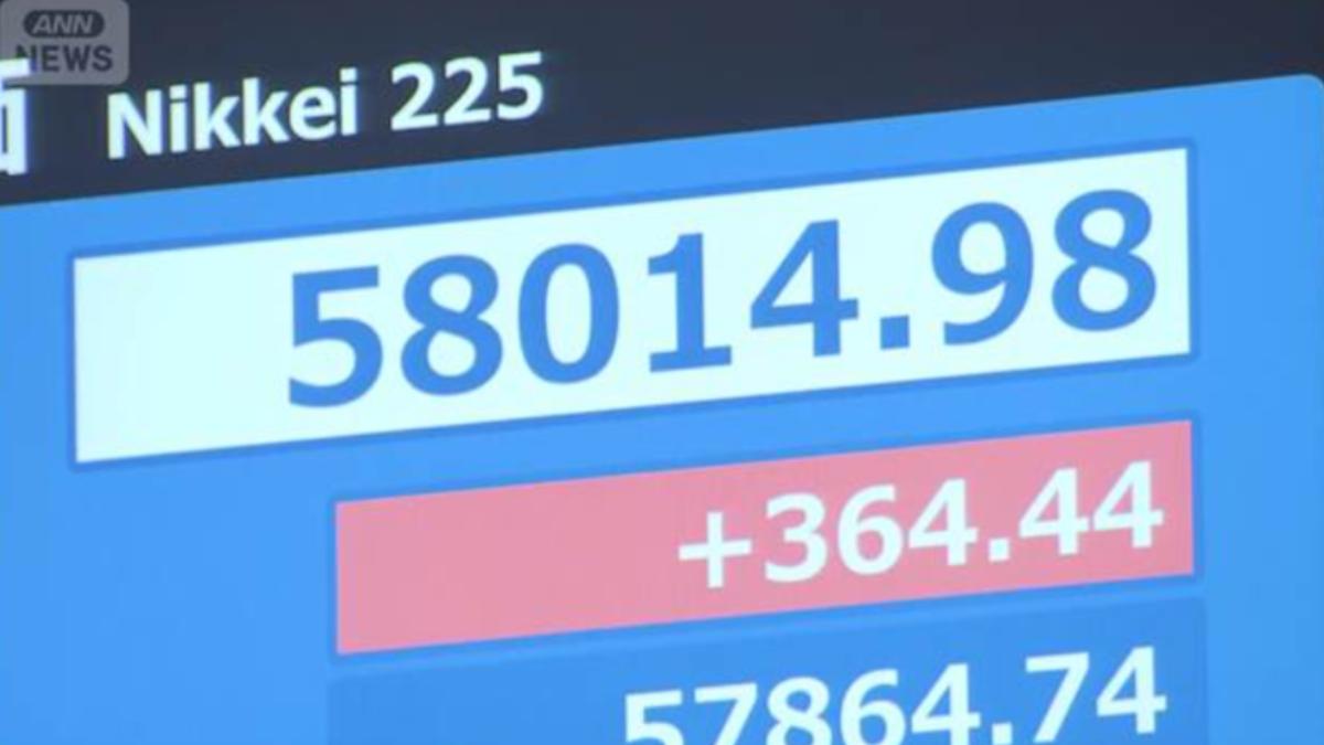 日經指數首破58000點 自民黨大勝持續推升日股漲勢