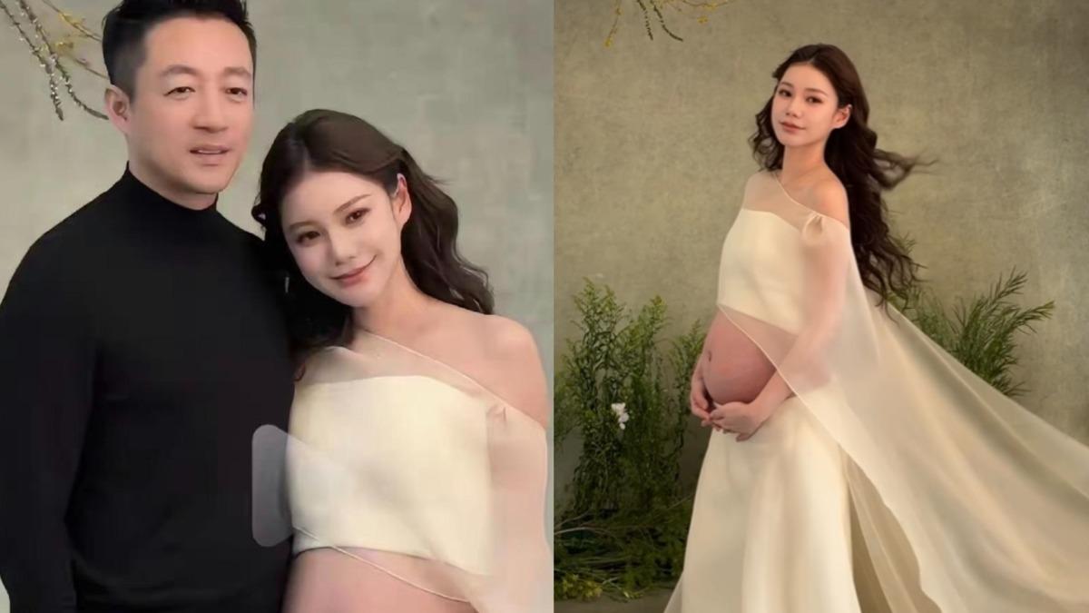 汪小菲和二婚妻子將迎來第一個孩子。(圖／翻攝自微博)