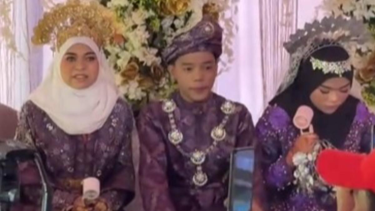 馬來西亞一場穆斯林婚禮在社群平台引發熱議。（圖／翻攝自TikTok@lennahamzah）
