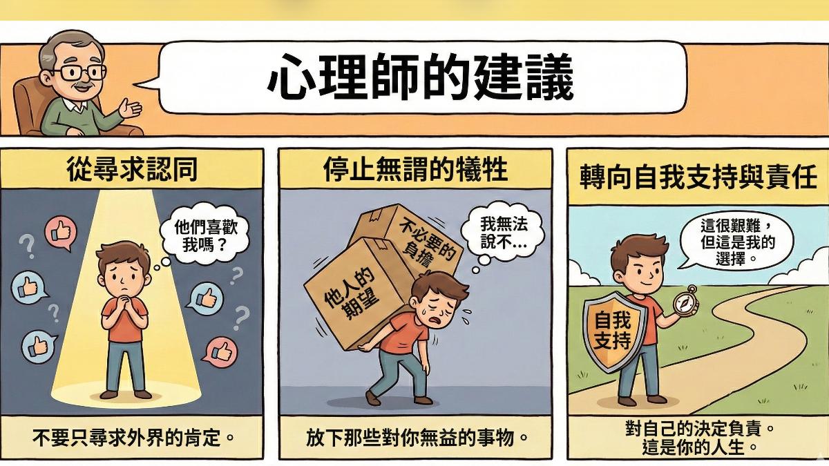面對40歲人生分水嶺,心理師給建議。(圖/TVBS)