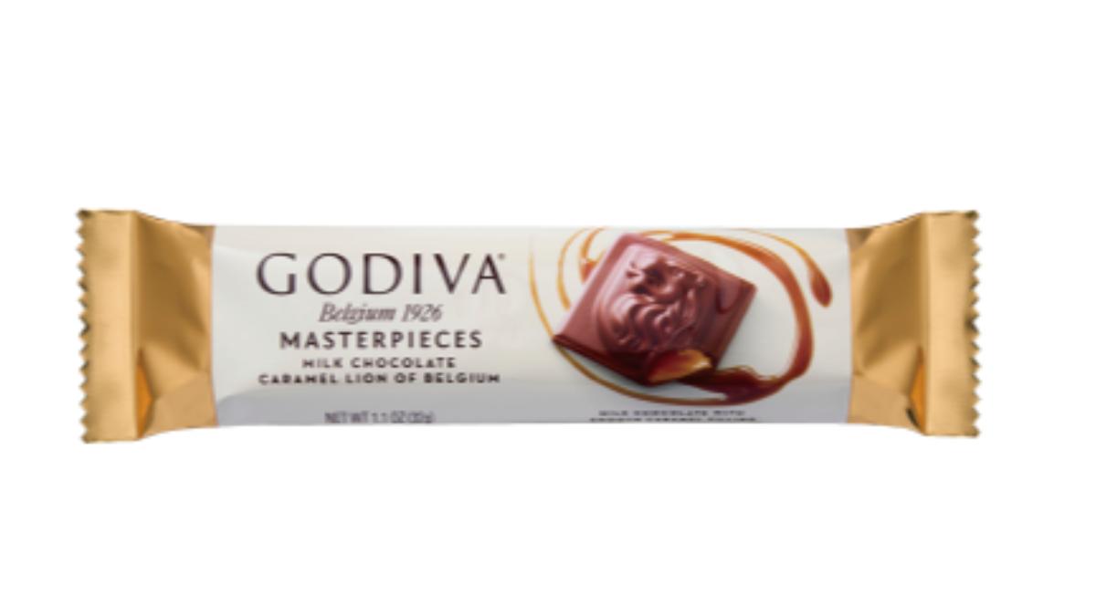 網友發現,GODIVA經典大師焦糖醬夾心牛奶巧克力原價65元,家樂福特價20元。(圖/翻攝自家樂福官網)