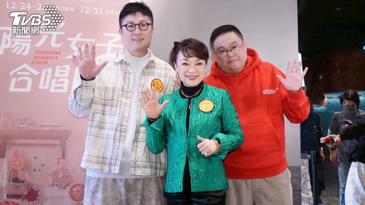 編劇呂安弦、翁倩玉、導演林孝謙。(圖/張哲鳴攝)