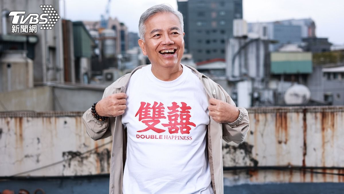 田啟文拍《雙囍》扮暖心岳父。(圖/趙世平攝)