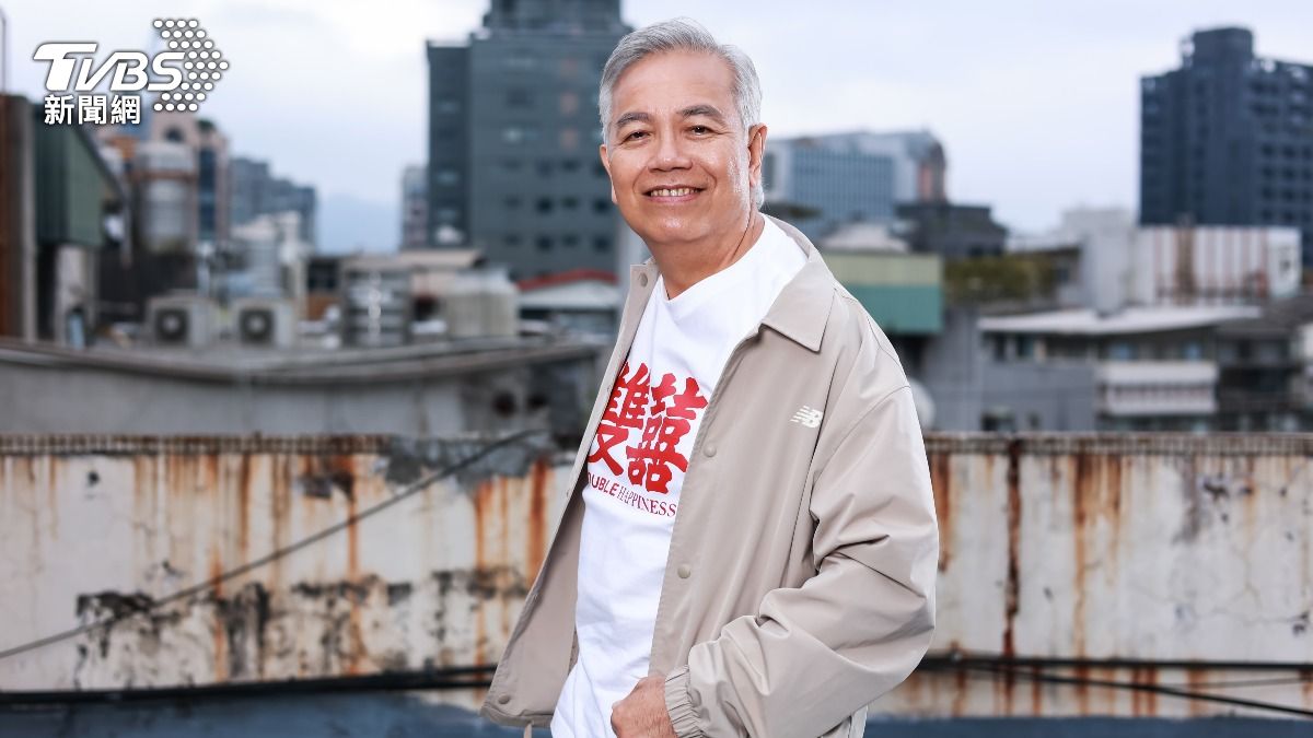 田啟文拍《雙囍》扮暖心岳父。(圖/趙世平攝)