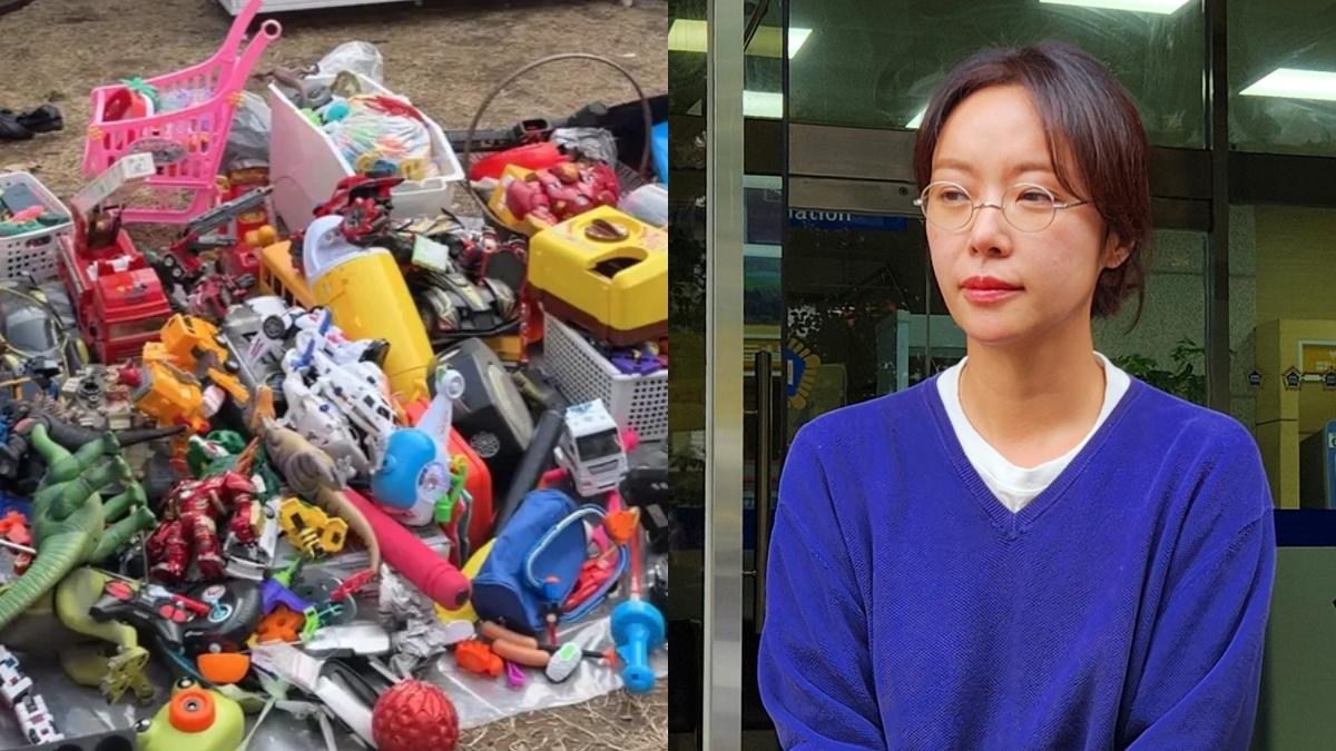 黃正音想分送小孩舊玩具卻被砲轟。(圖/翻攝自黃正音IG、右圖news1提供)