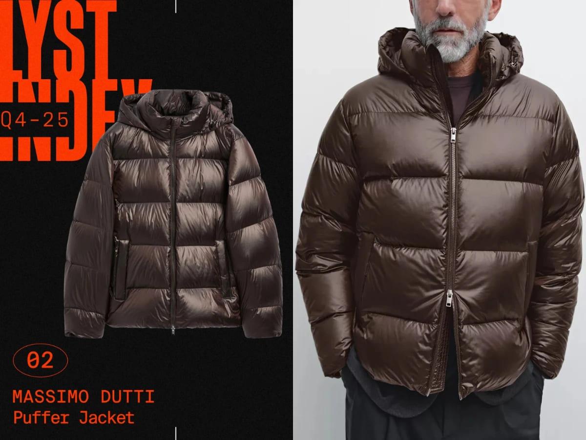 MASSIMO DUTTI Puffer Jacket。(圖/翻攝自Massimo Dutti官網)