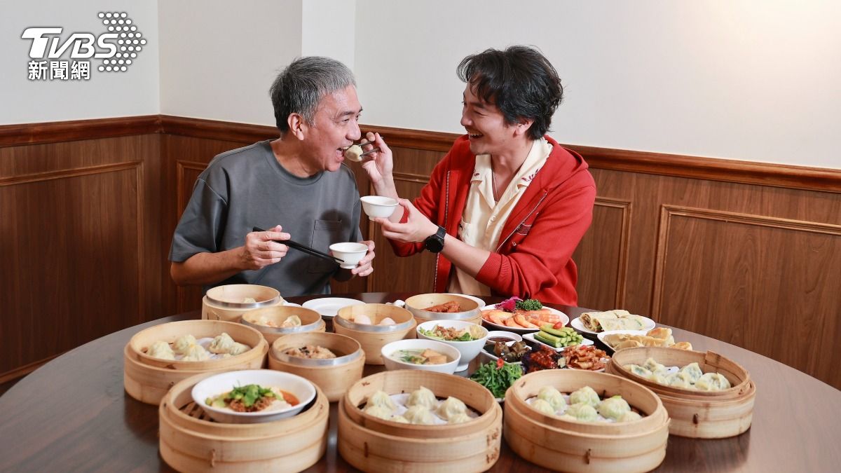 楊銘威父子檔互動超可愛。(圖/黃城碩攝)