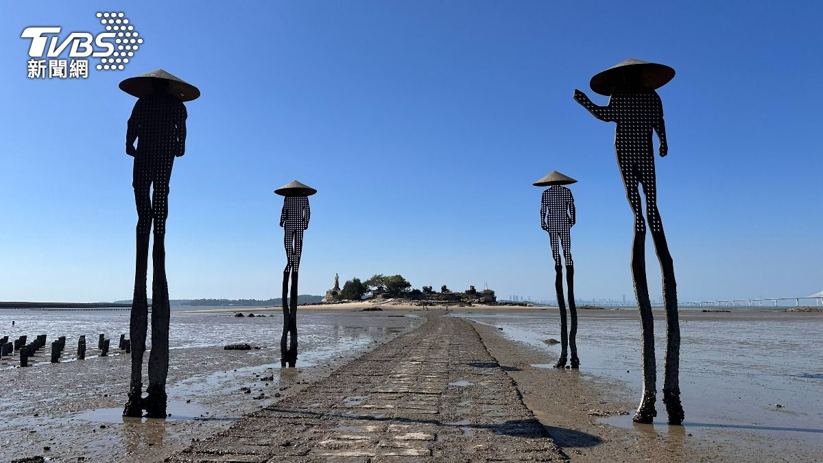 海防最前線!金門版「摩西分海」升級回歸 建功嶼成走春新熱點