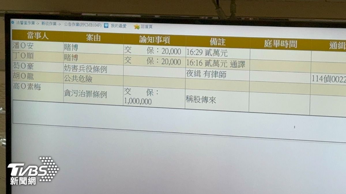 立委高金素梅貪污治罪條例100萬元交保。（圖／潘千詩攝）