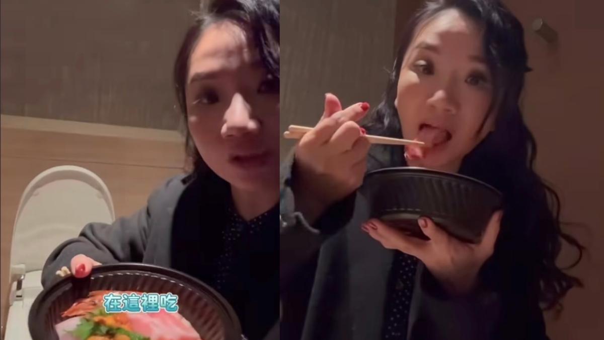 陶晶瑩躲「高級廁所」狂嗑生魚片！背後原因曝：人生像四格漫畫
