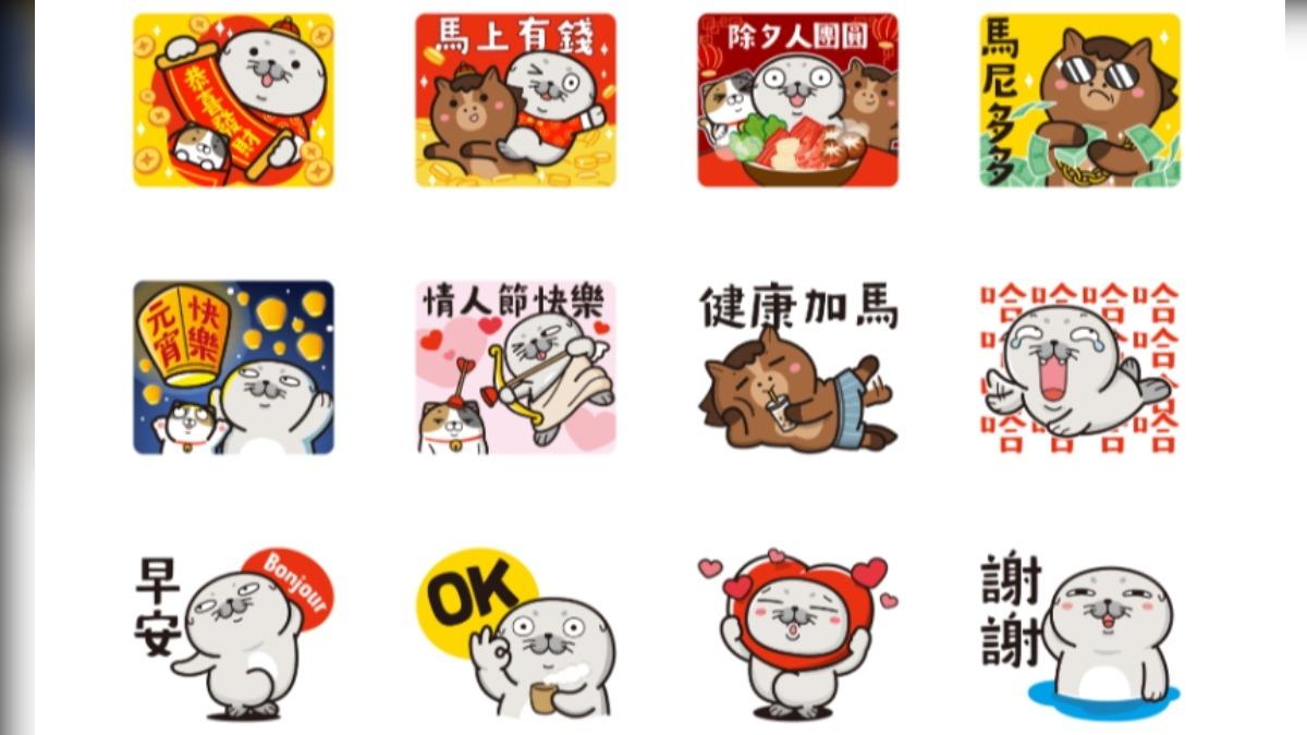 LINE貼圖-免費貼圖-貼圖-LINE-下載-下載-新年貼圖-過年-