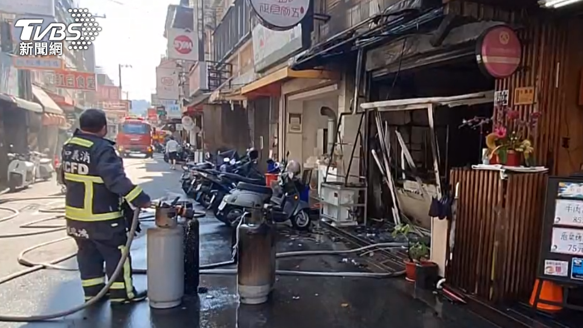 快訊／過年不平靜！台中湯包店「換瓦斯爆炸」　1人臉部燒燙傷