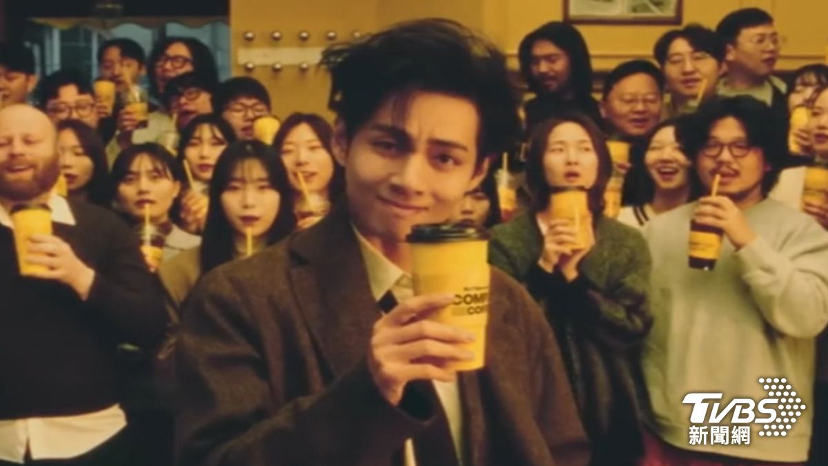 BTS防彈少年團V代言Compose Coffee。（圖片來源／Compose Coffee YT）