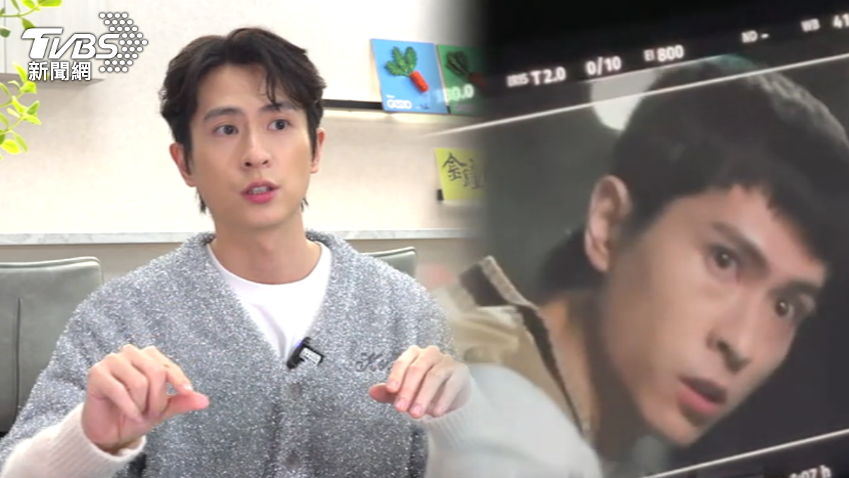 石知田接受TVBS專訪分享角色歷程。（圖／范宇宣攝、翻攝自Netflix）