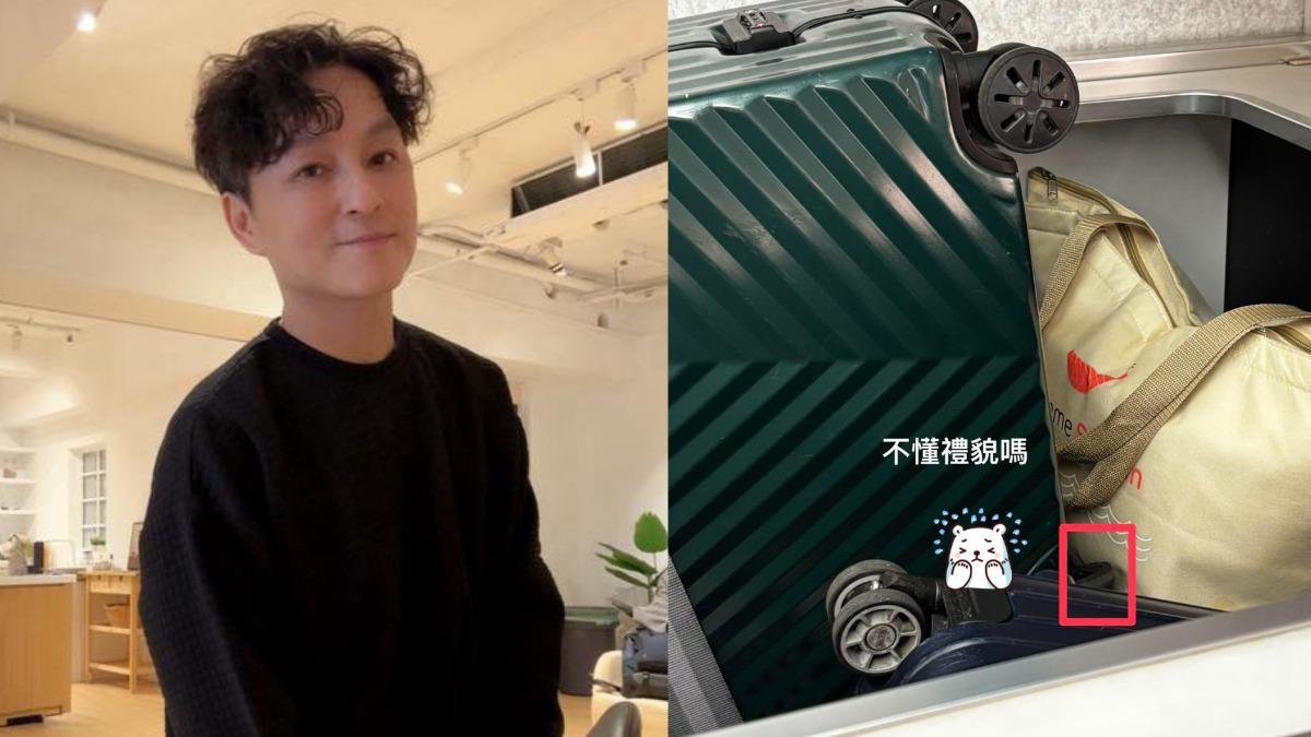 坐高鐵「行李被奧客砸壓」! 狄志為沒收到道歉嘆:容易看到人的素質