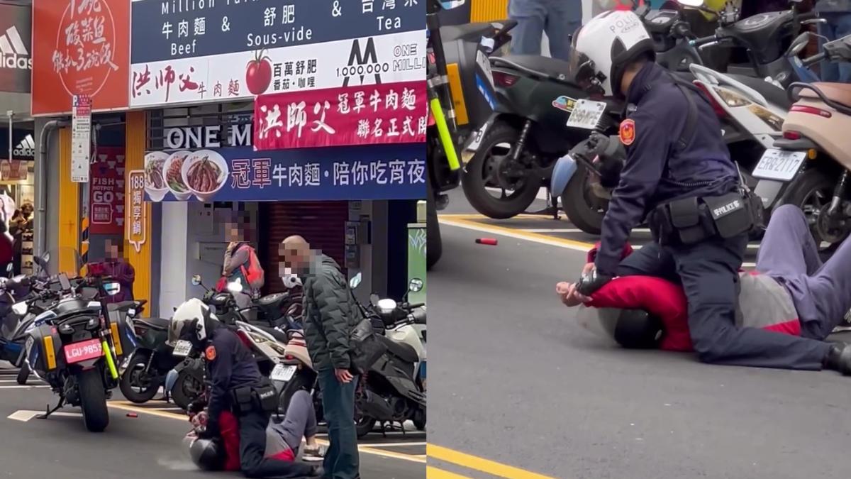 北市男公館商圈拒檢拉扯警衣領　遭辣椒水「貼臉」伺候才就範