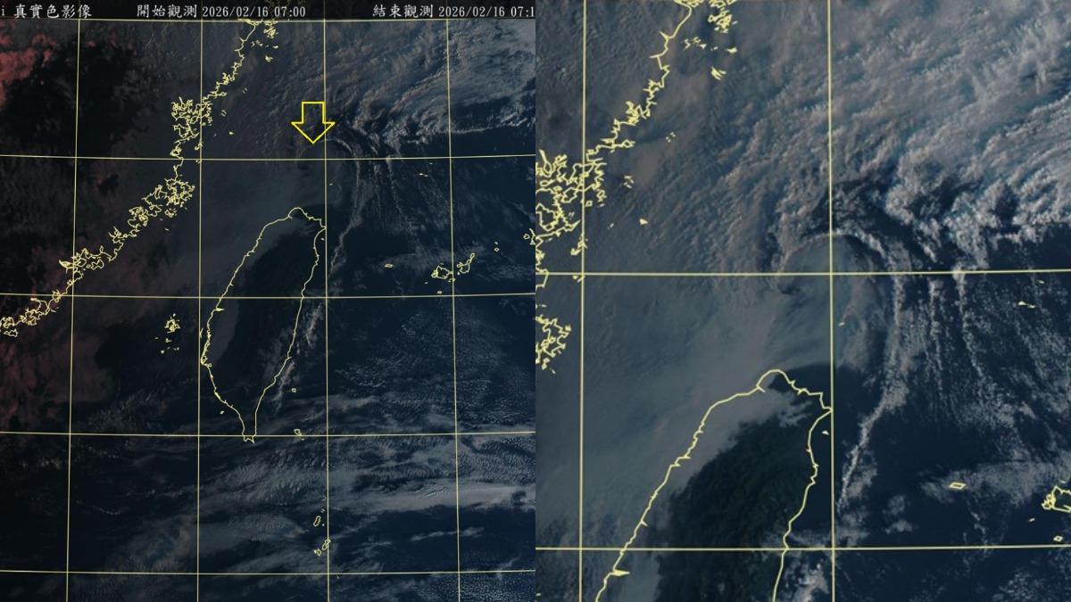 天氣／台灣北端驚現「旋轉雲系」！鄭明典示警：東北季風雨恐延遲