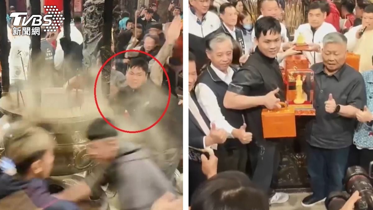 快訊／大甲鎮瀾宮「頭香狀元」誕生　台中男抱走金媽祖