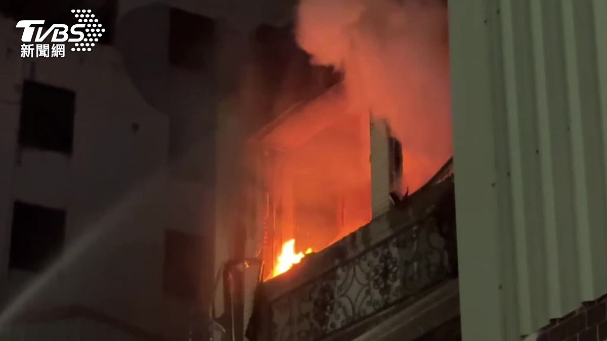 台中火災-台中東區火災-夫妻吵架-透天厝火災-台中夫妻-1死1傷-縱火-夫妻縱火