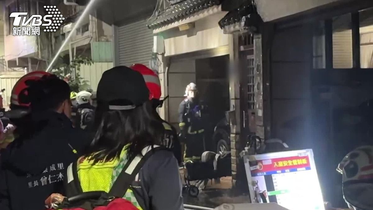 台中火災-台中東區火災-夫妻吵架-透天厝火災-台中夫妻-1死1傷-縱火-夫妻縱火