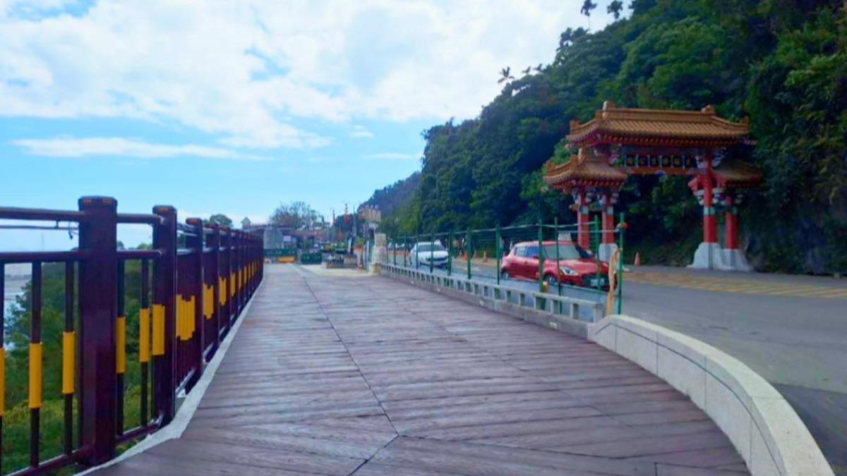 太魯閣牌樓趕在除夕前修好,並優化園區入口環境。(圖/太魯閣國家公園臉書)