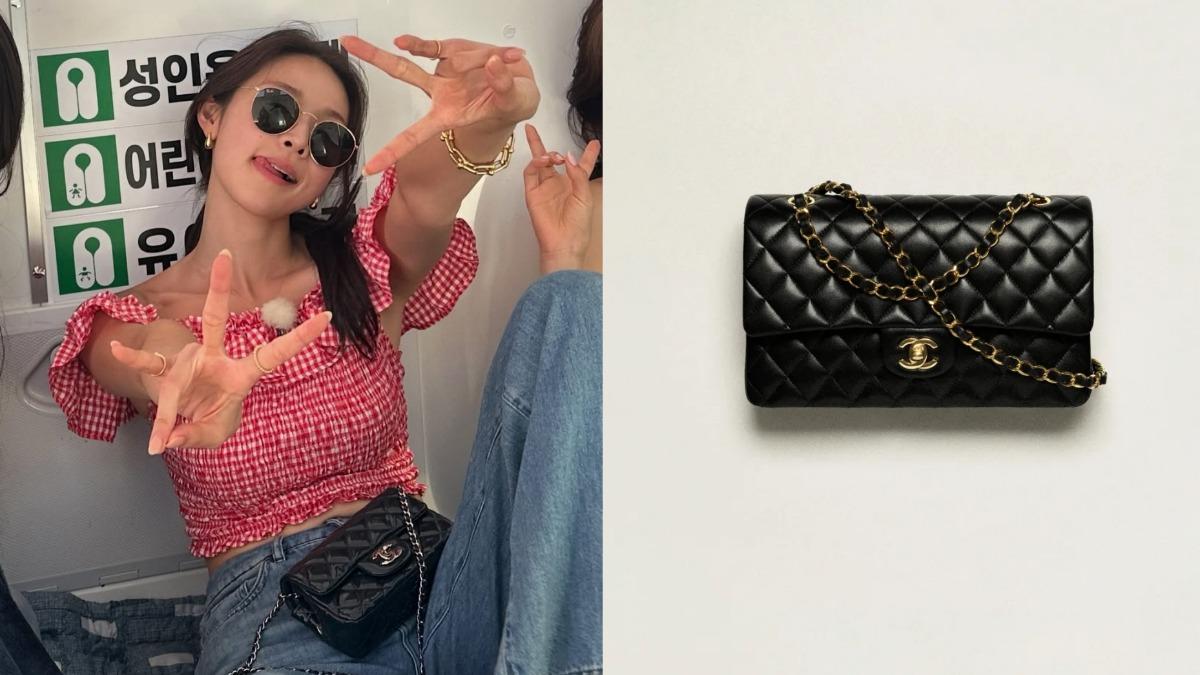 CHANEL Classic Flap 11.22。(圖/翻攝自@minadori222 ig、CHANEL官網)