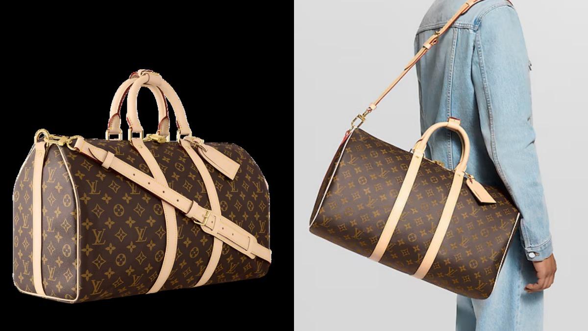 Louis Vuitton Keepall Bandoulière 45。(圖/翻攝自Louis Vuitton官網)
