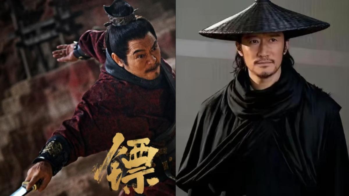 李連杰與吳京在片場互動被粉絲偷拍上熱搜。(圖/翻攝自小紅書)