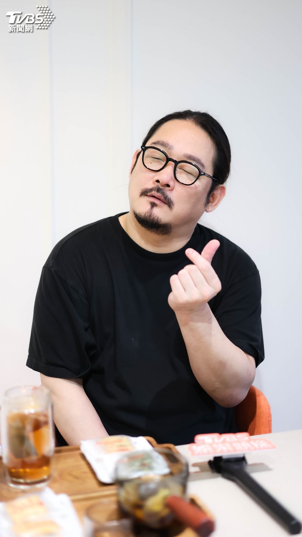 頻繁往來台韓,金度潤期許自己能為兩地搭起美食交流的橋樑。(圖/張哲鳴攝)