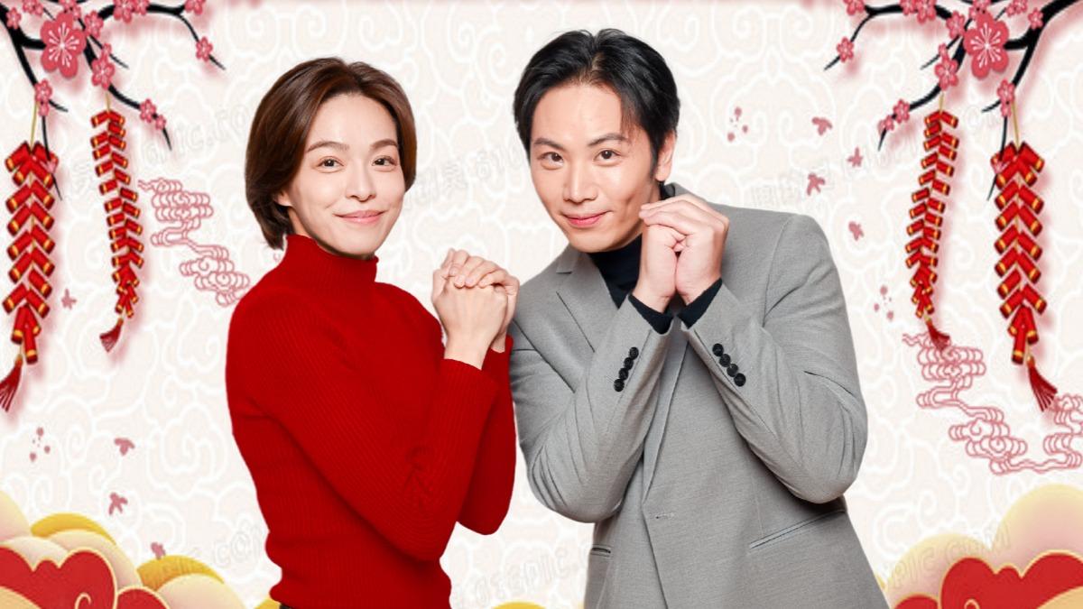 李睿紳(右)過年想躺平。(圖/三立提供)