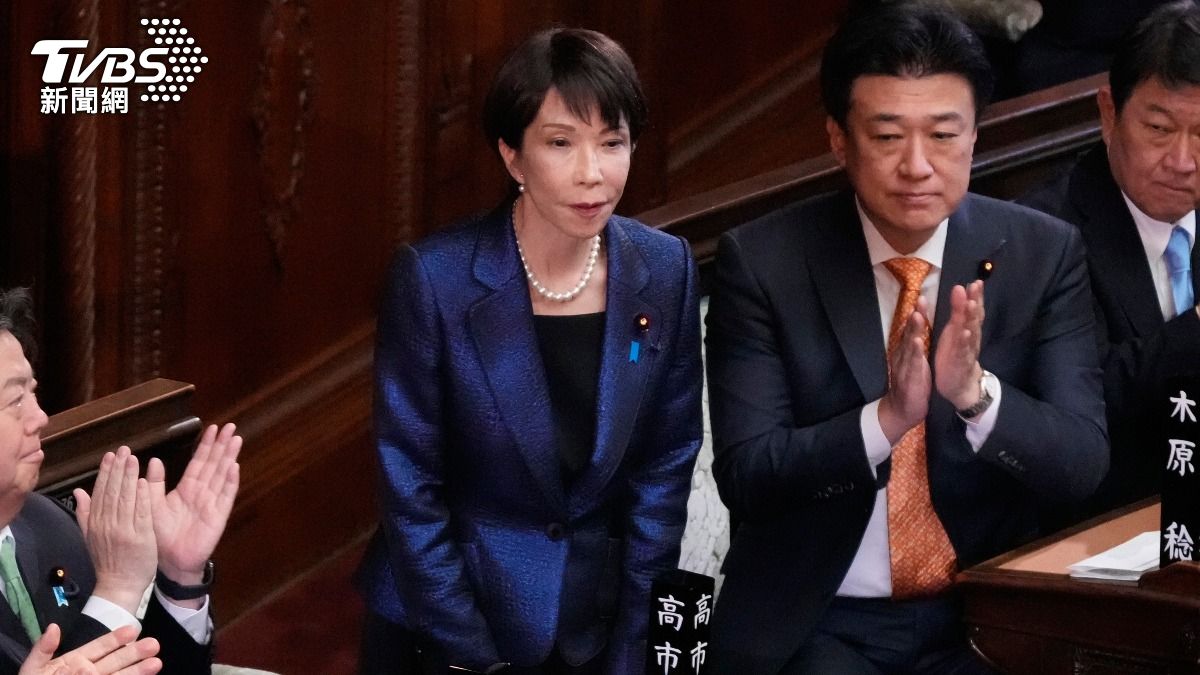 日本眾議院舉行首相指名選舉，高市早苗當選第105任日本首相。（圖／達志影像美聯社）