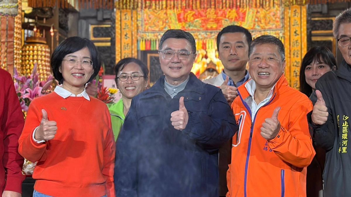 初二參香拚了!卓榮泰力挺「換新北這個家」 蘇巧慧盼進市府服務