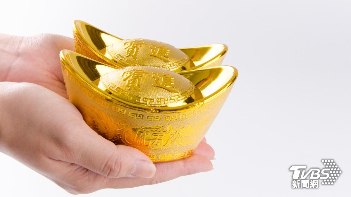 金元寶代表著財源廣進。（示意圖／shutterstock達志影像）