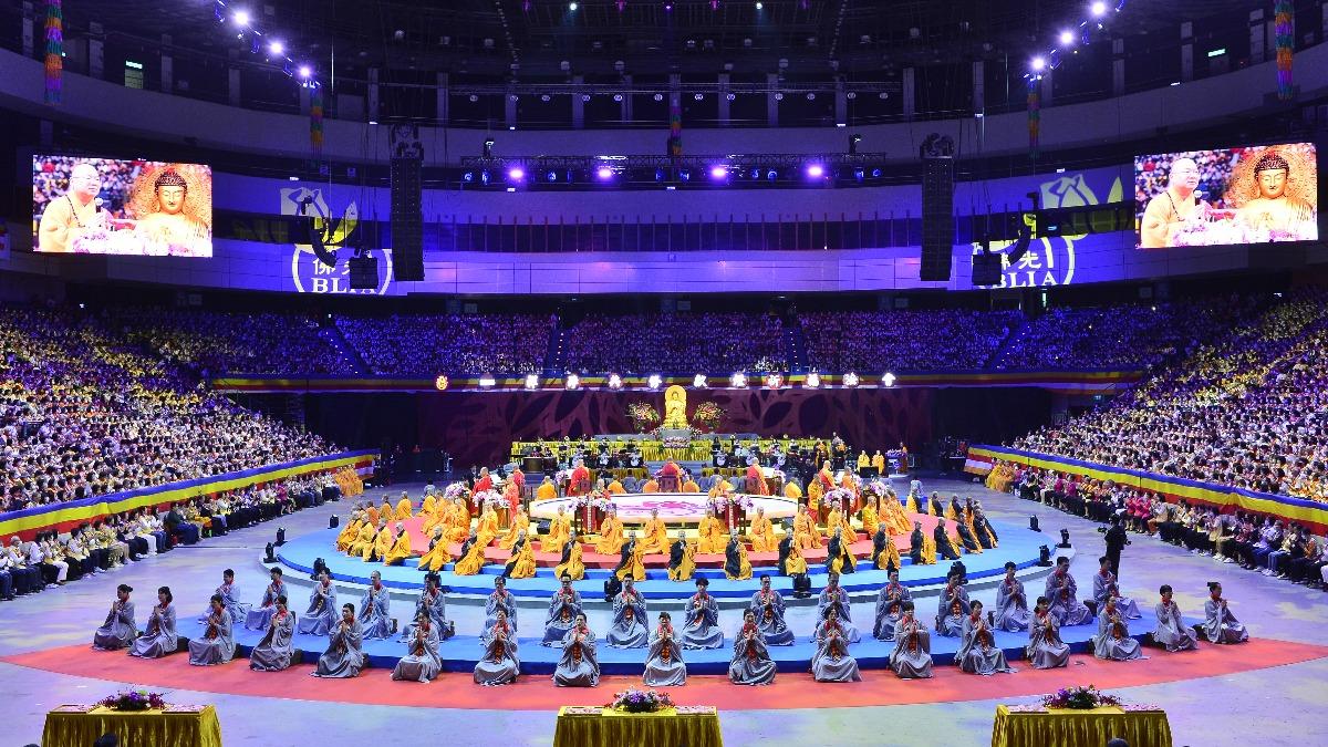 國際佛光會將於3月7日、8日連續兩天,在台北小巨蛋擴大舉辦兩場「禪淨共修獻燈祈福法會」(圖/主辦單位)