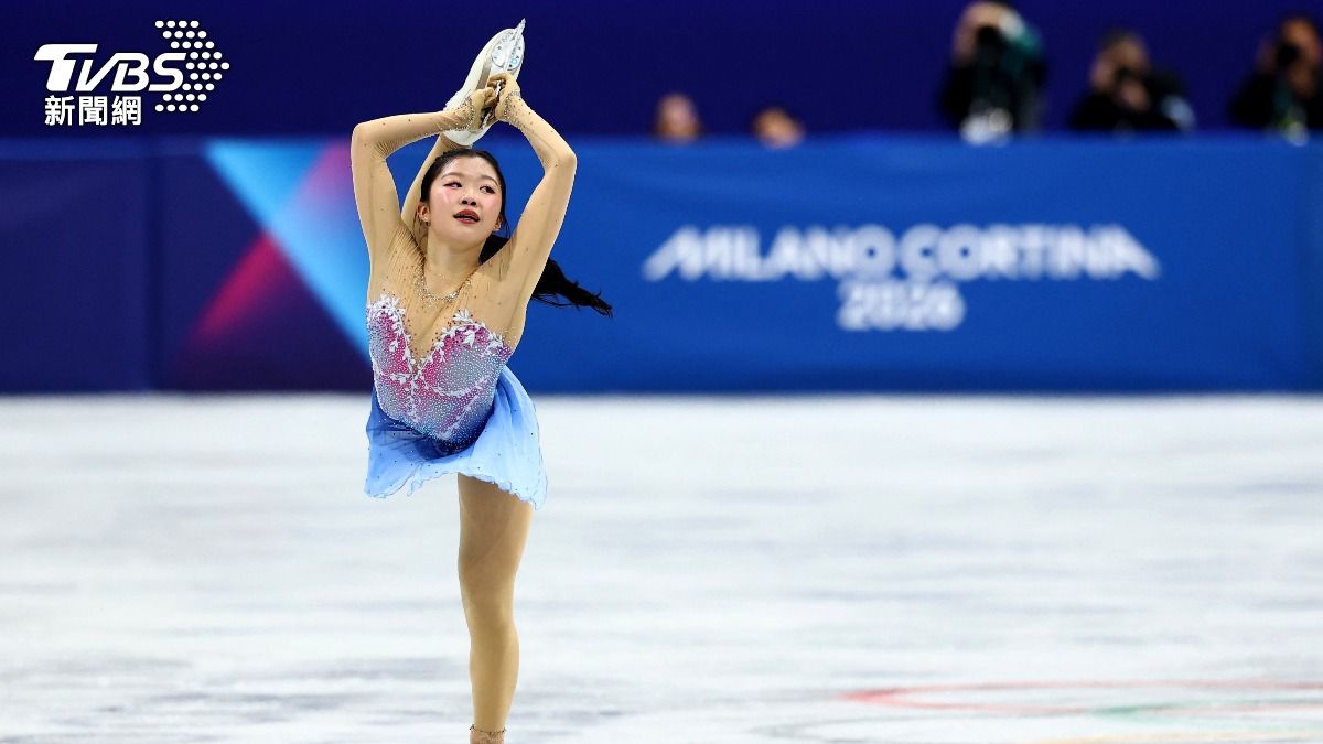 17歲的中井亞美首度出場奧運就奪下銅牌。(圖/達志影像路透社)