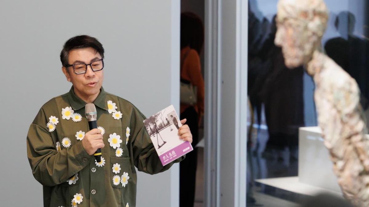 賈科梅蒂、米羅、考爾德，蔡康永擔任代言人，並親自錄製語音導覽。（圖／翻攝自臉書「富邦美術館 Fubon Art Museum」）