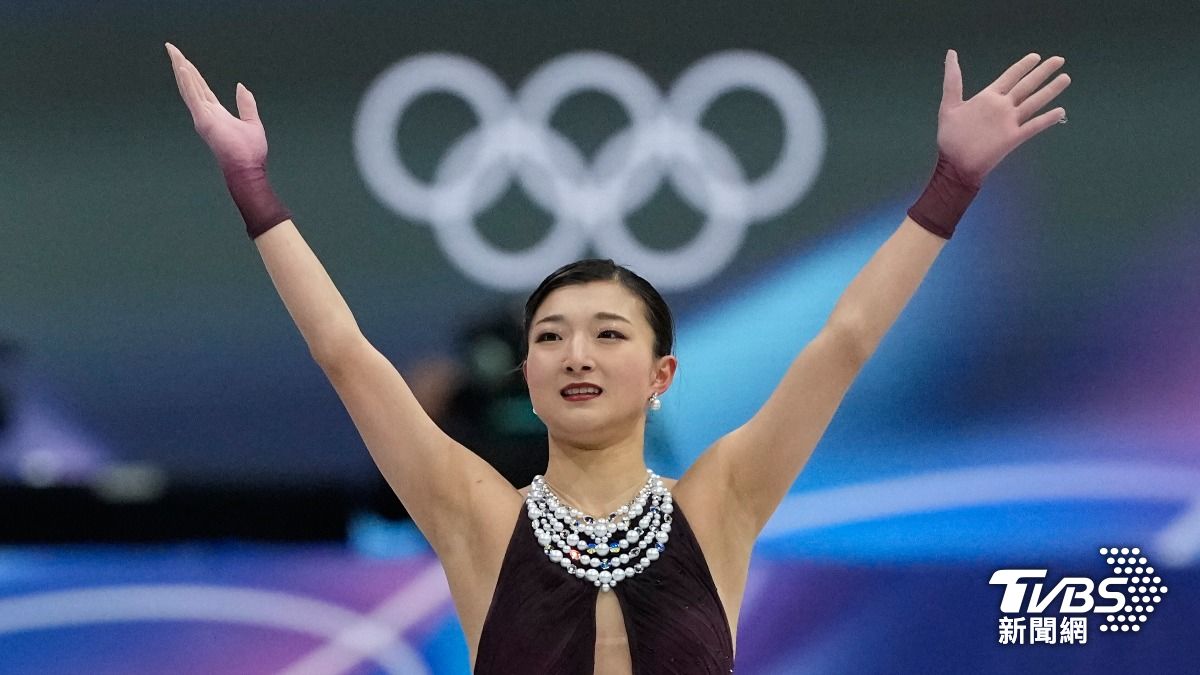 日本花式滑冰選手坂本花織的最後一舞，在米蘭冬奧拿下銀牌。（圖／達志影像美聯社）