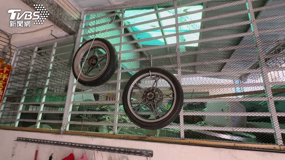 回收物堆的滿屋子都是,鄰居只能加裝鐵絲網,嚴防老鼠、蟑螂入侵。(圖/TVBS)