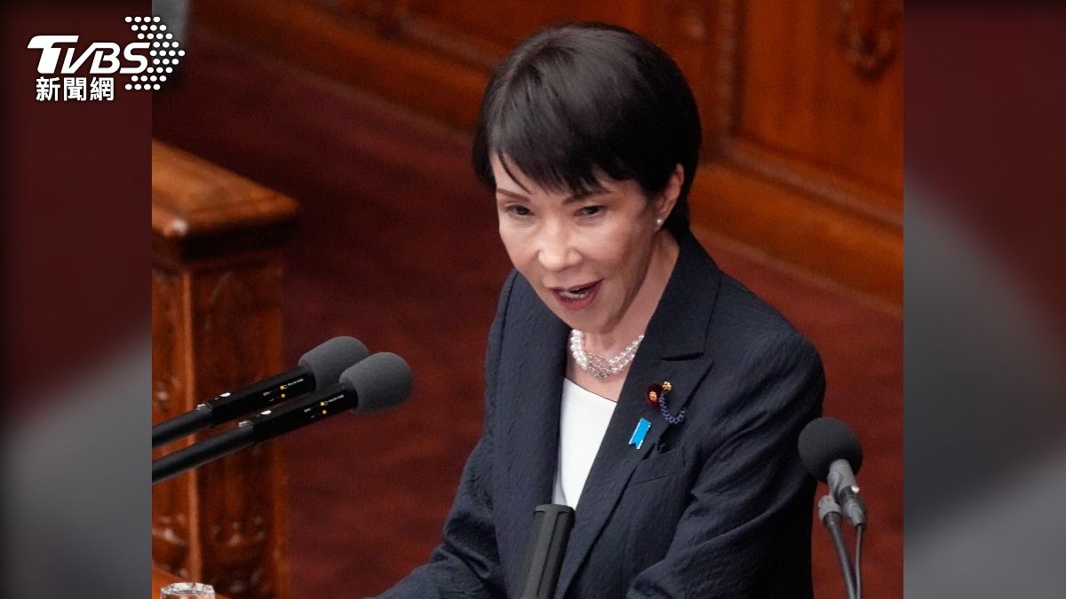 日本首相高市早苗。（圖／達志影像美聯社）