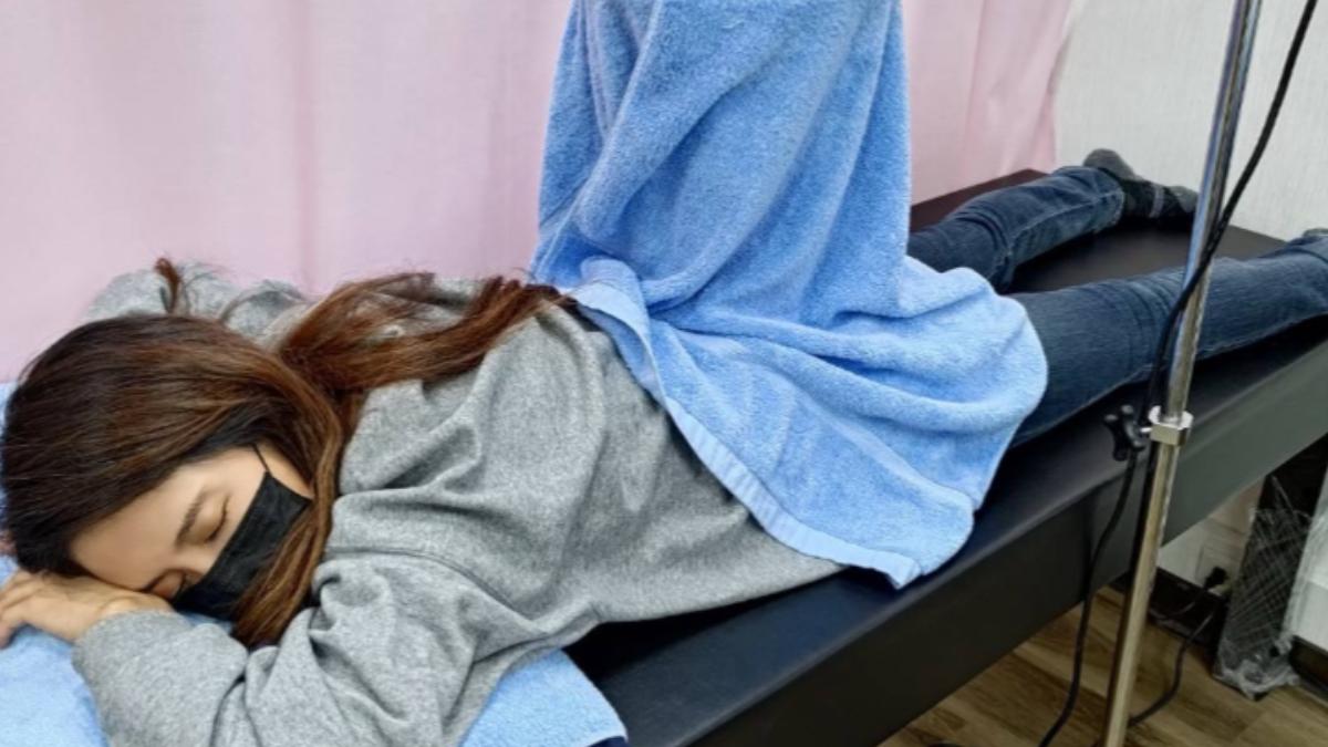 消失社群！八點檔女星露面曝近況　躺床治療畫面曝光