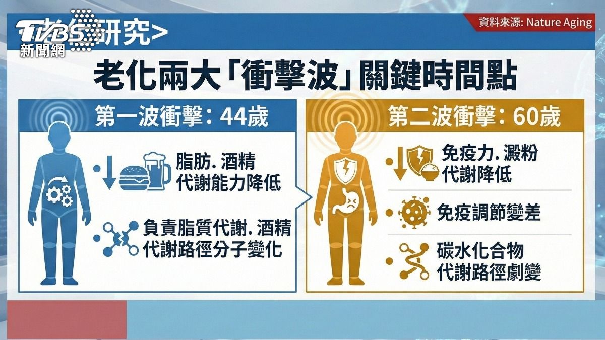 兩波老化衝擊時間點。（圖／TVBS）