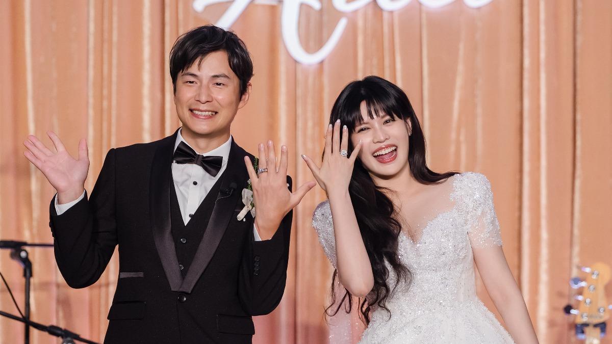 孫協志和夏宇童剛辦完婚禮。(圖/經紀人提供)