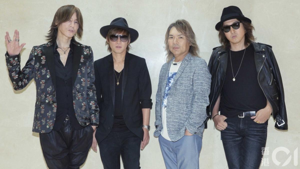日本傳奇搖滾樂團LUNA SEA。(圖/香港01提供)