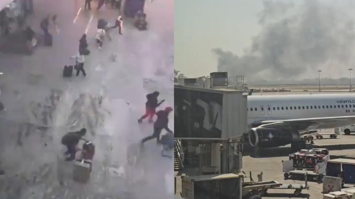 墨西哥機場疑傳槍響!毒梟死訊引黑道報復 旅客驚慌奔逃畫面曝